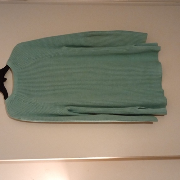 Mint Green Knit Blend Sweater - Picture 4 of 6